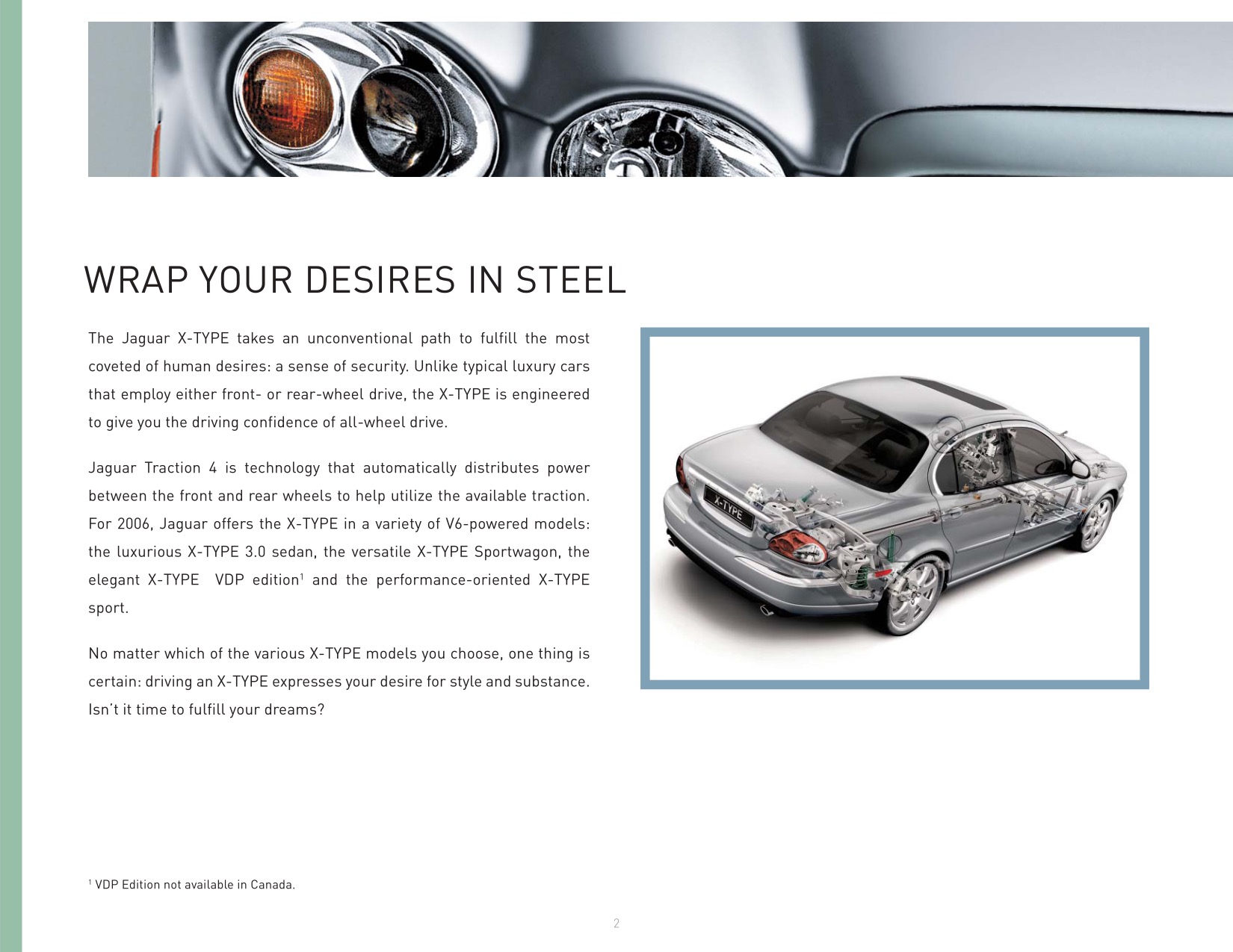 2006 Jaguar X-Type Brochure Page 9